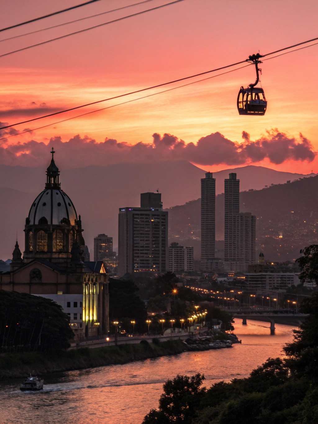The vibrant City of Eternal Spring nestled in the Andes