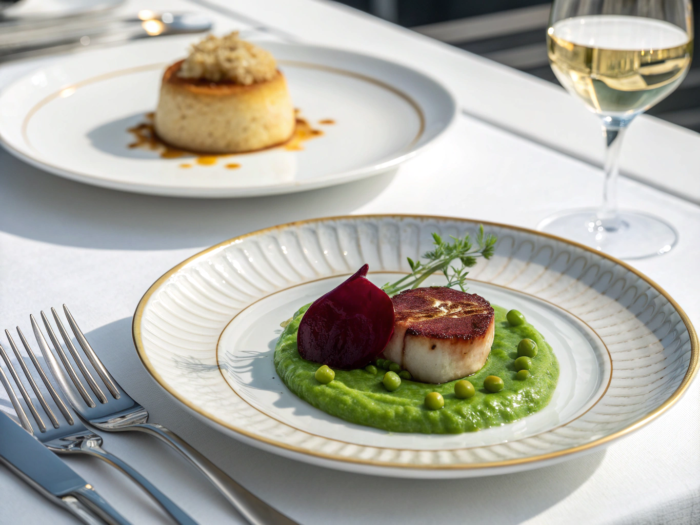 Private dining experience with exquisite culinary presentation