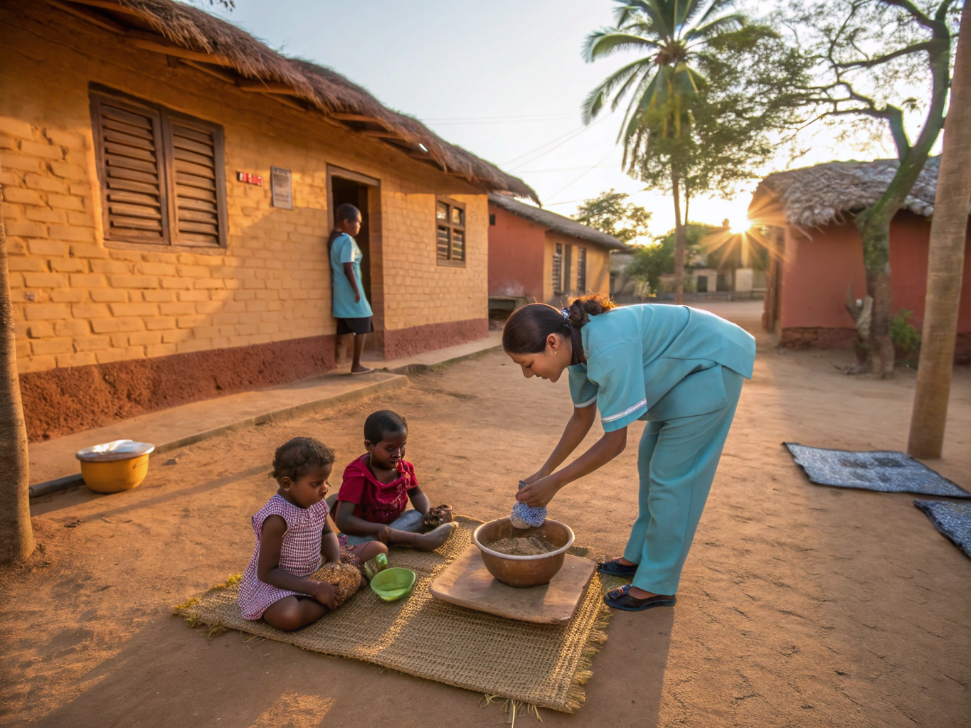 Founders providing humanitarian aid