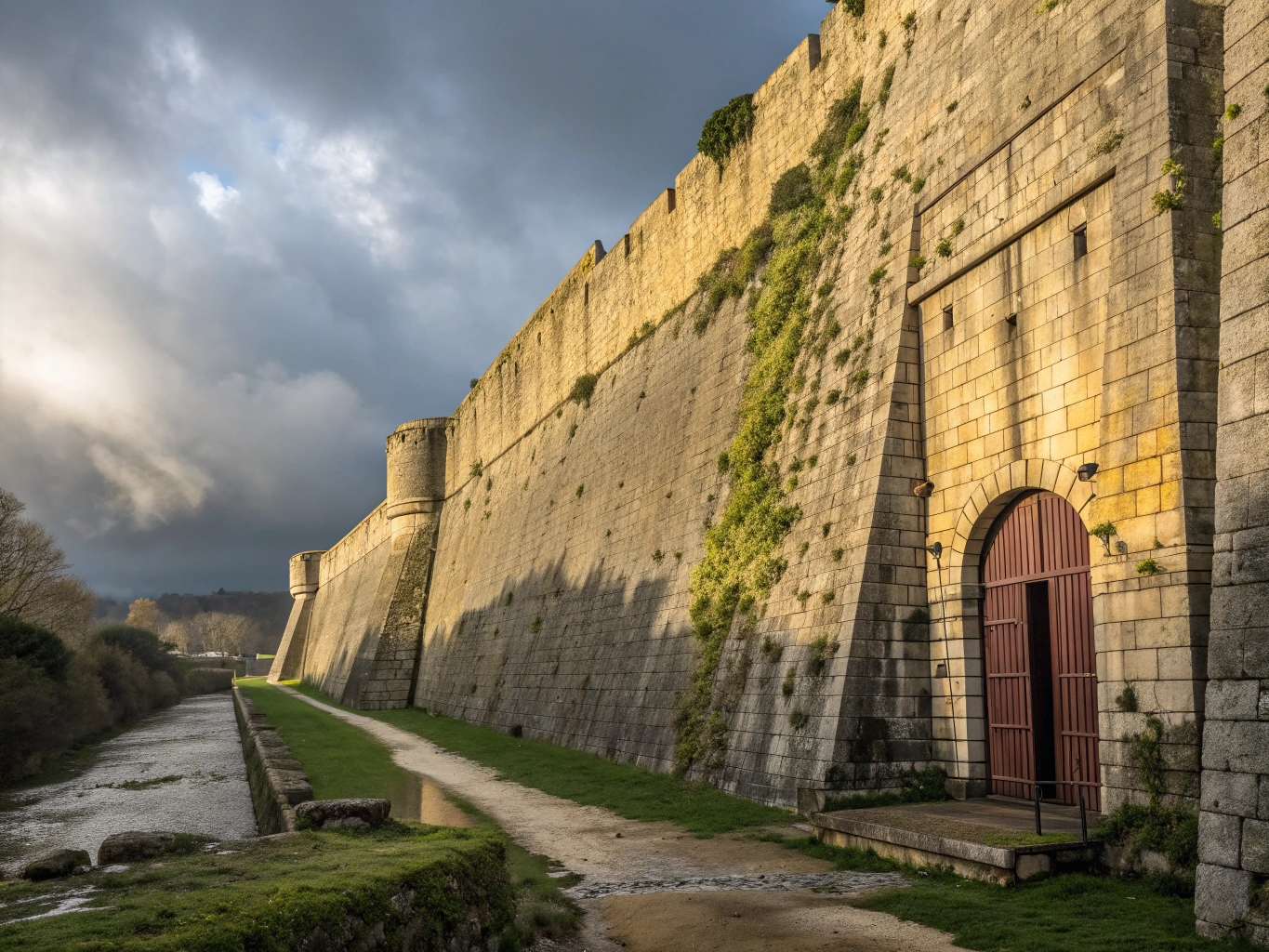 The historic stone walls of El Morro fortress overlooking the Atlantic Ocean