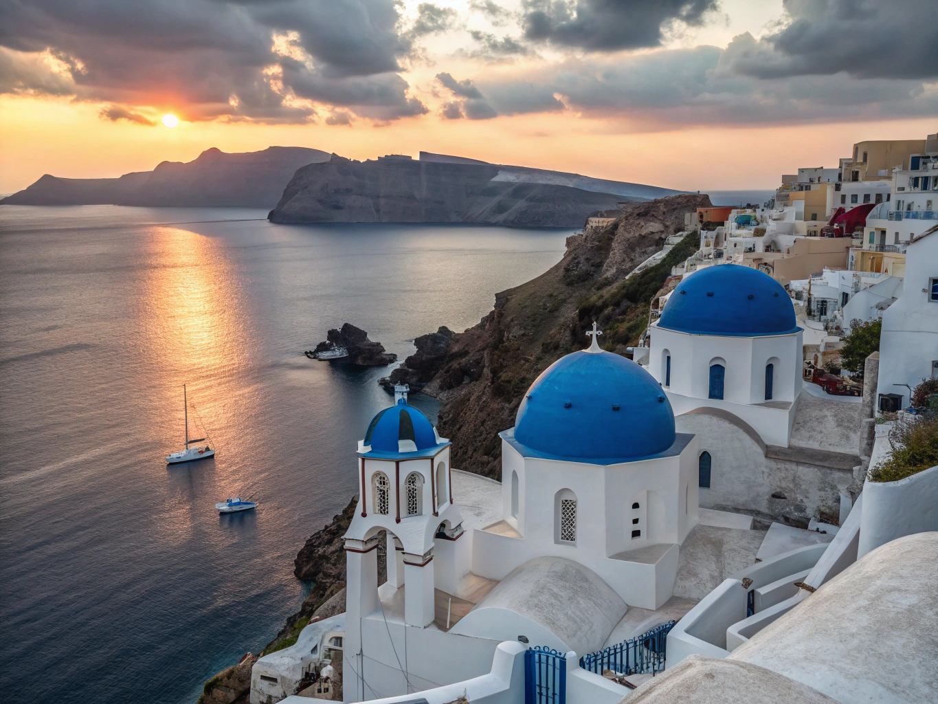 Sunset in Oia